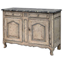 19th Century Painted French Louis XV Style Buffet