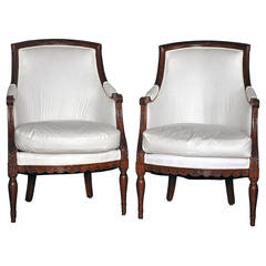 Pair of Late 19th Century French Directoire Style Chairs