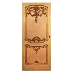 18th Century Lacquered and Gilded Door