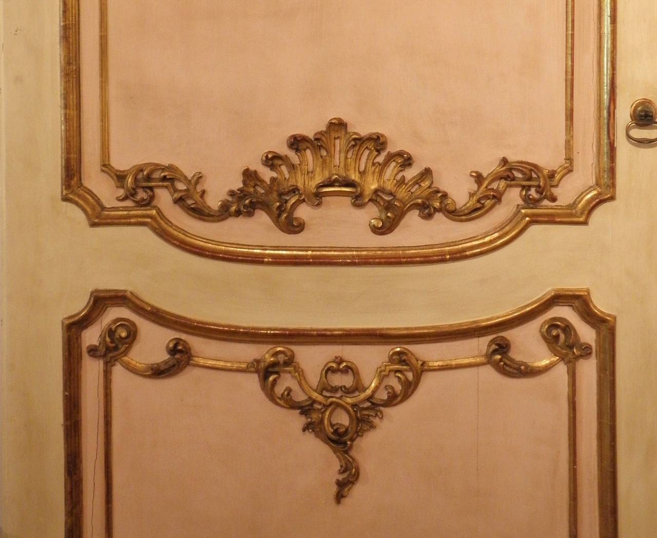 18th Century Lacquered and Gilded Door