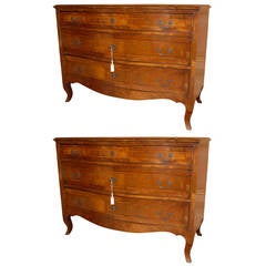 Antique Pair of 18 th century Italian commodes