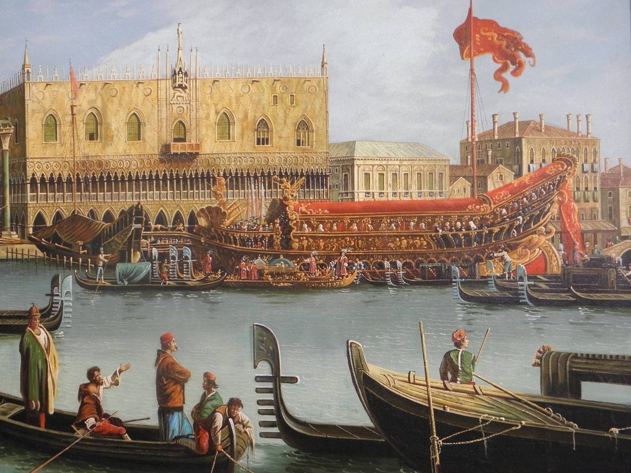 Saint Marks Square in Venice Painting