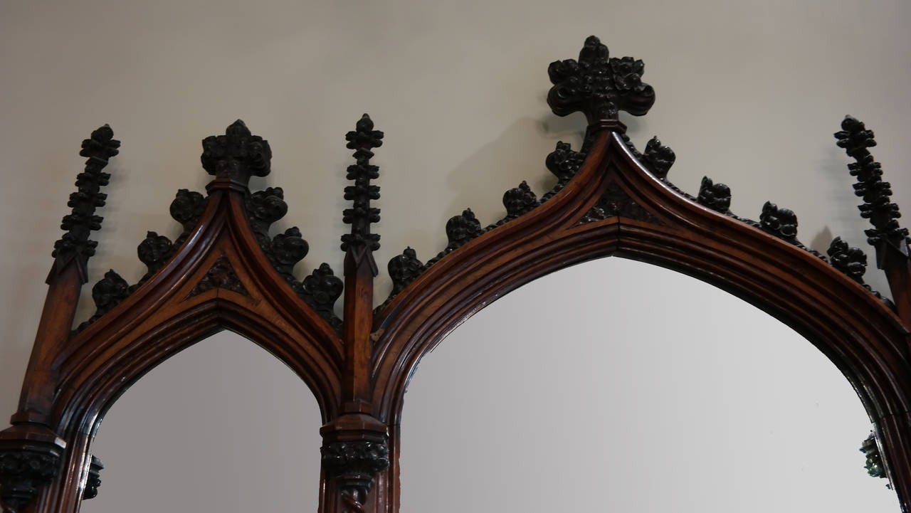 Carved Gothic Revival Sideboard