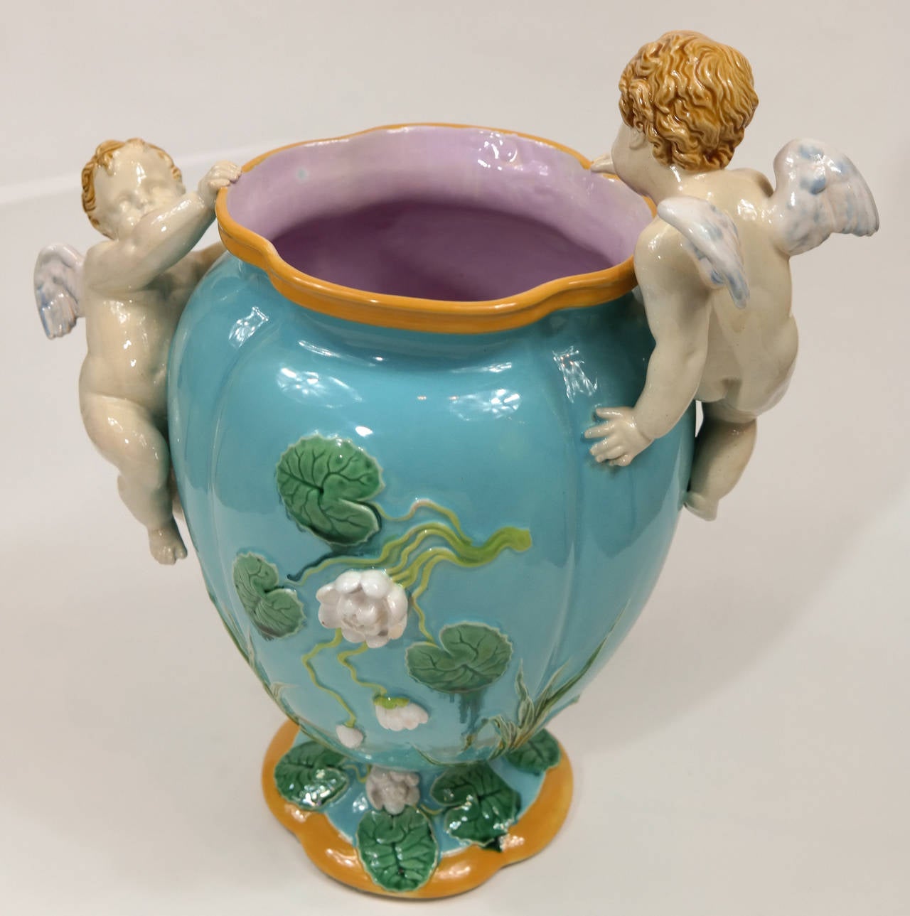 Victorian Minton Majolica Vase