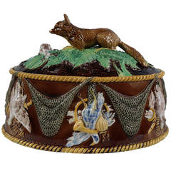 George Jones Majolica Fox Tureen