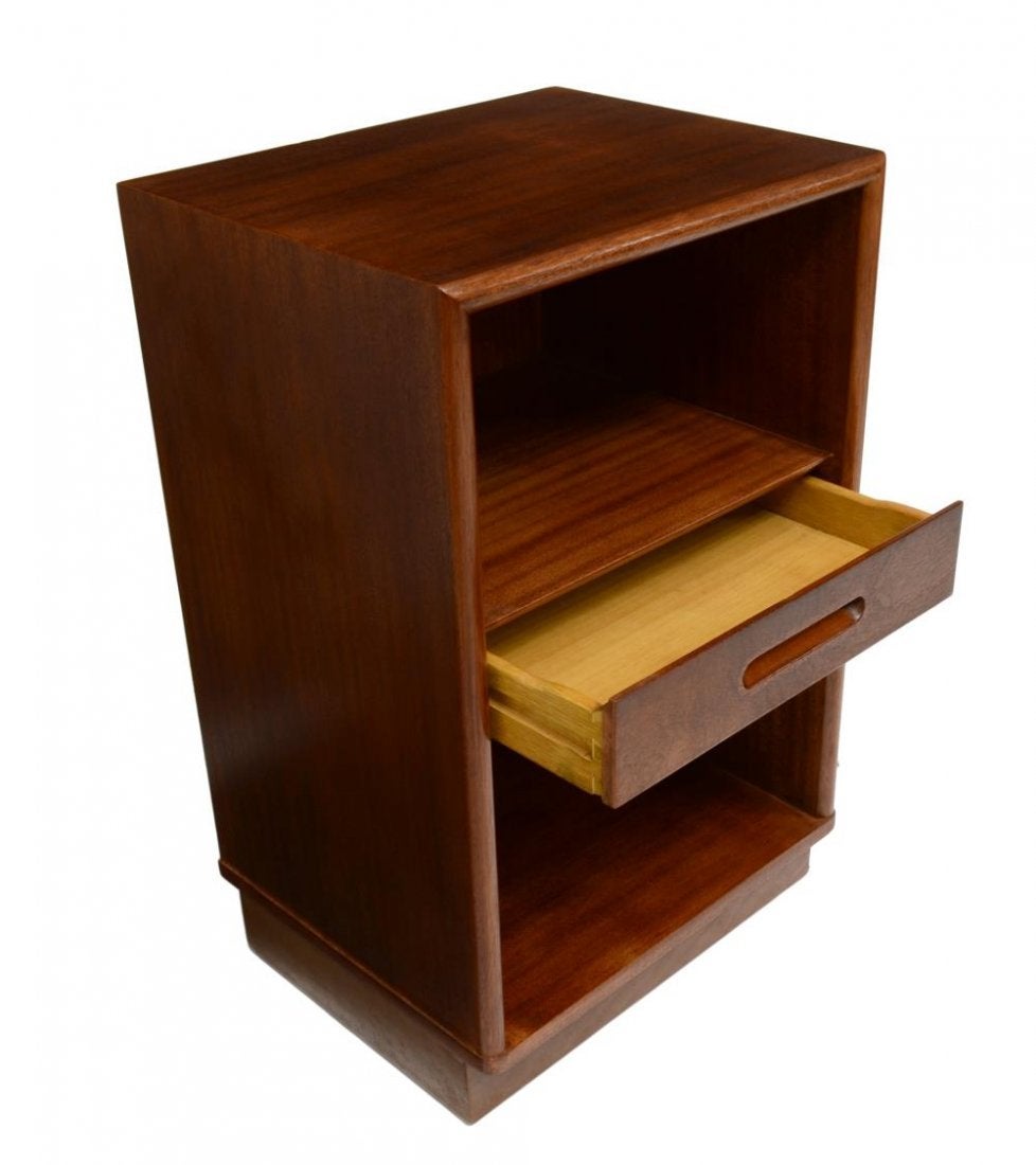 Mid-Century Modern Bedside Cabinets by Edward Wormley for Dunbar