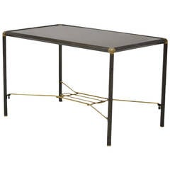 Italian Wood and Steel Coffee Table 9