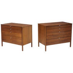 Pair of Teakwood Dressers by Florence Knoll for Knoll