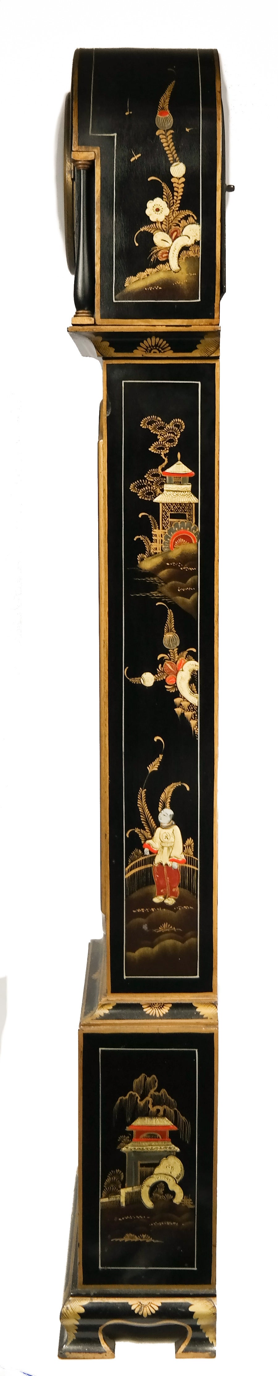 Great Britain (UK) Exceptional Chinoiserie Grandmother Clock