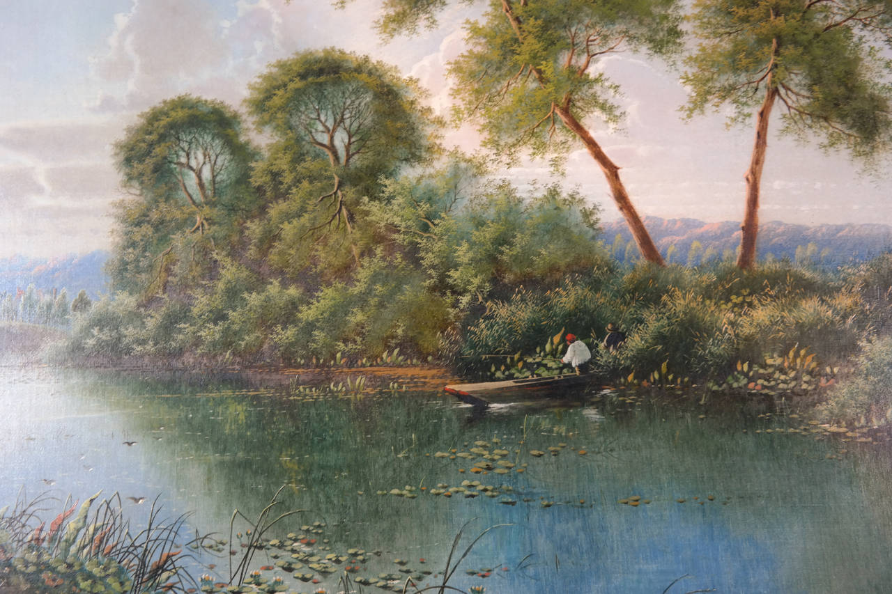 19th Century oil on canvas 