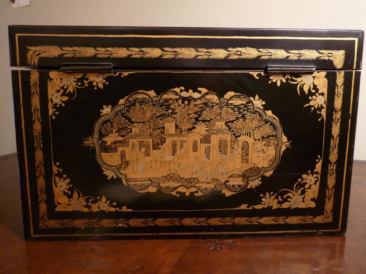 Wood Chinese Export Tea Chest