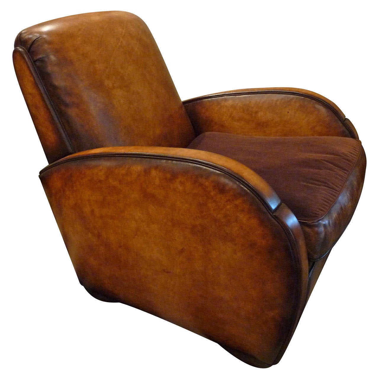 Leather Paris Club Chair For On, Parisian Leather Club Chair