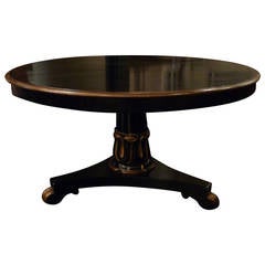Ebonized Center Table