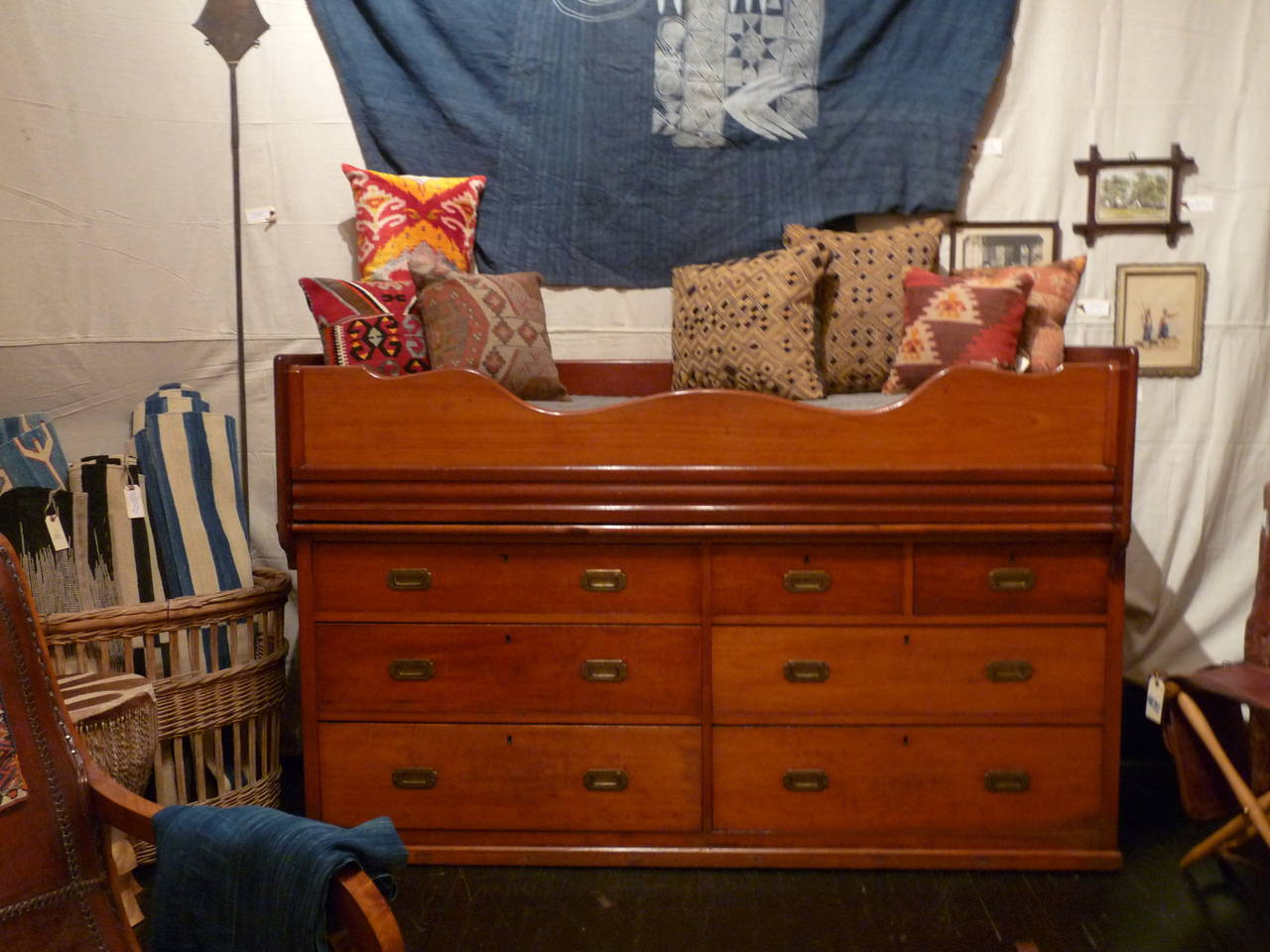 English 19th Century Ship's Cabin Bed For Sale