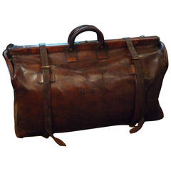Antique Leather Kit Bag