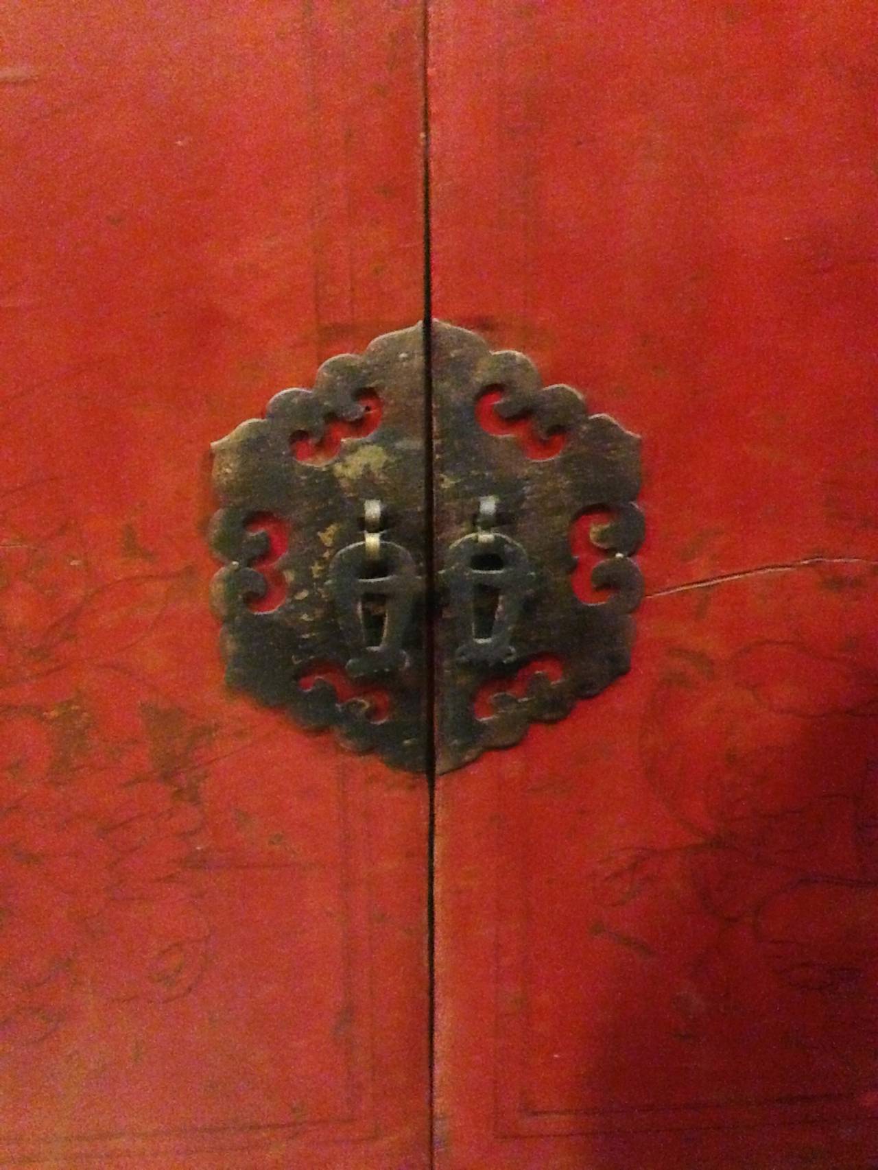 Chinese Antique Cinnabar Chest