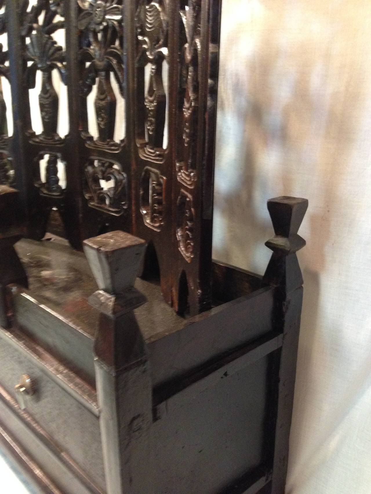 Chinese Temple Altar, Hand Carved, 19th Century