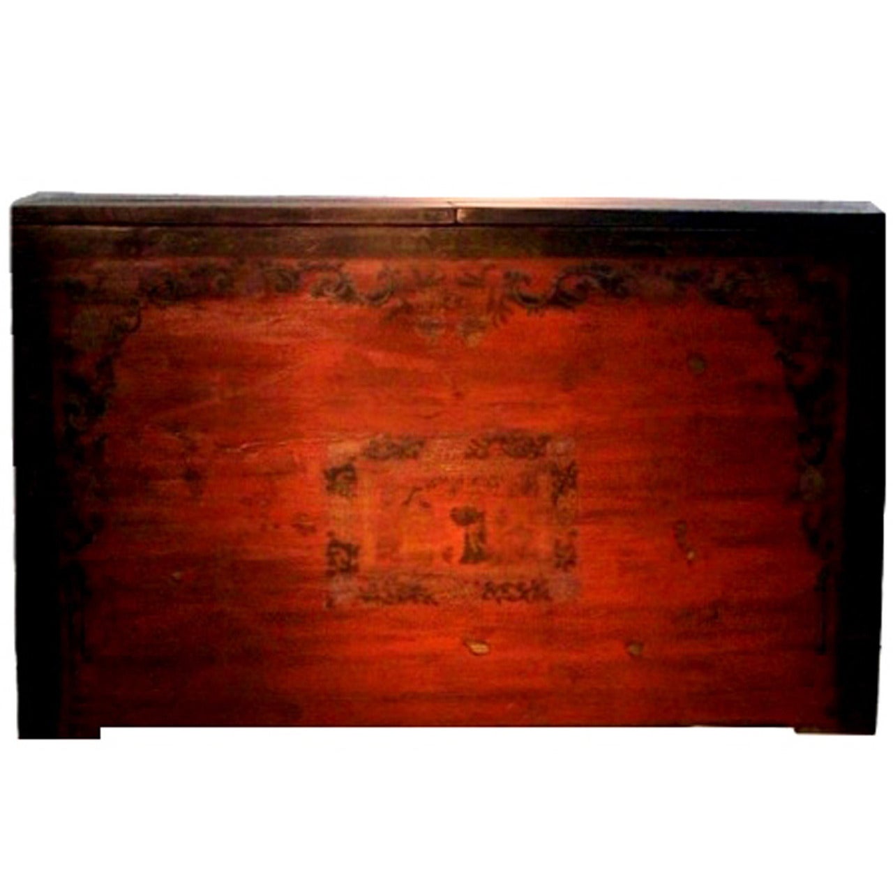 Antique Genghis Khan Mongolian Chest For Sale