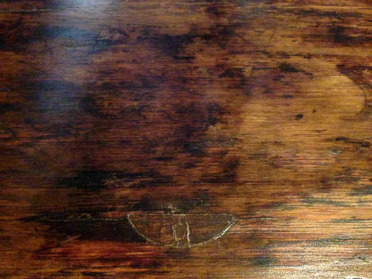 Antique Chinese Country Solid Wood Table In Excellent Condition For Sale In SOMIS, CA