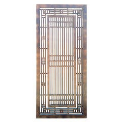 Antique Chinese Ming Lattice Screen Panel, 19th Century