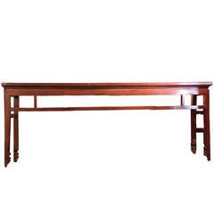 Chinese Antique, Long and Narrow Table, 19th Century