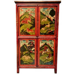 Hand-Painted Tibetan Peace Chest