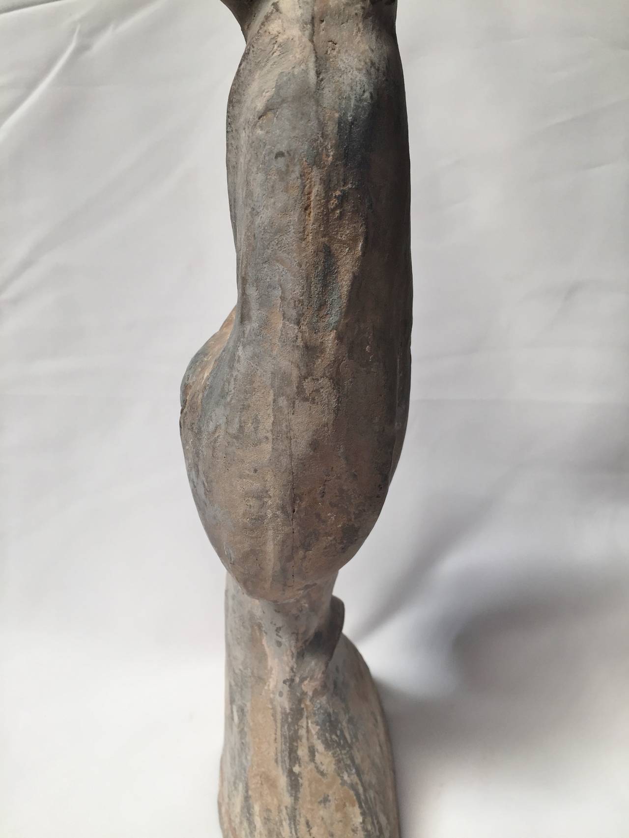 Han Dynasty Terracotta Figure Sculpture For Sale 3
