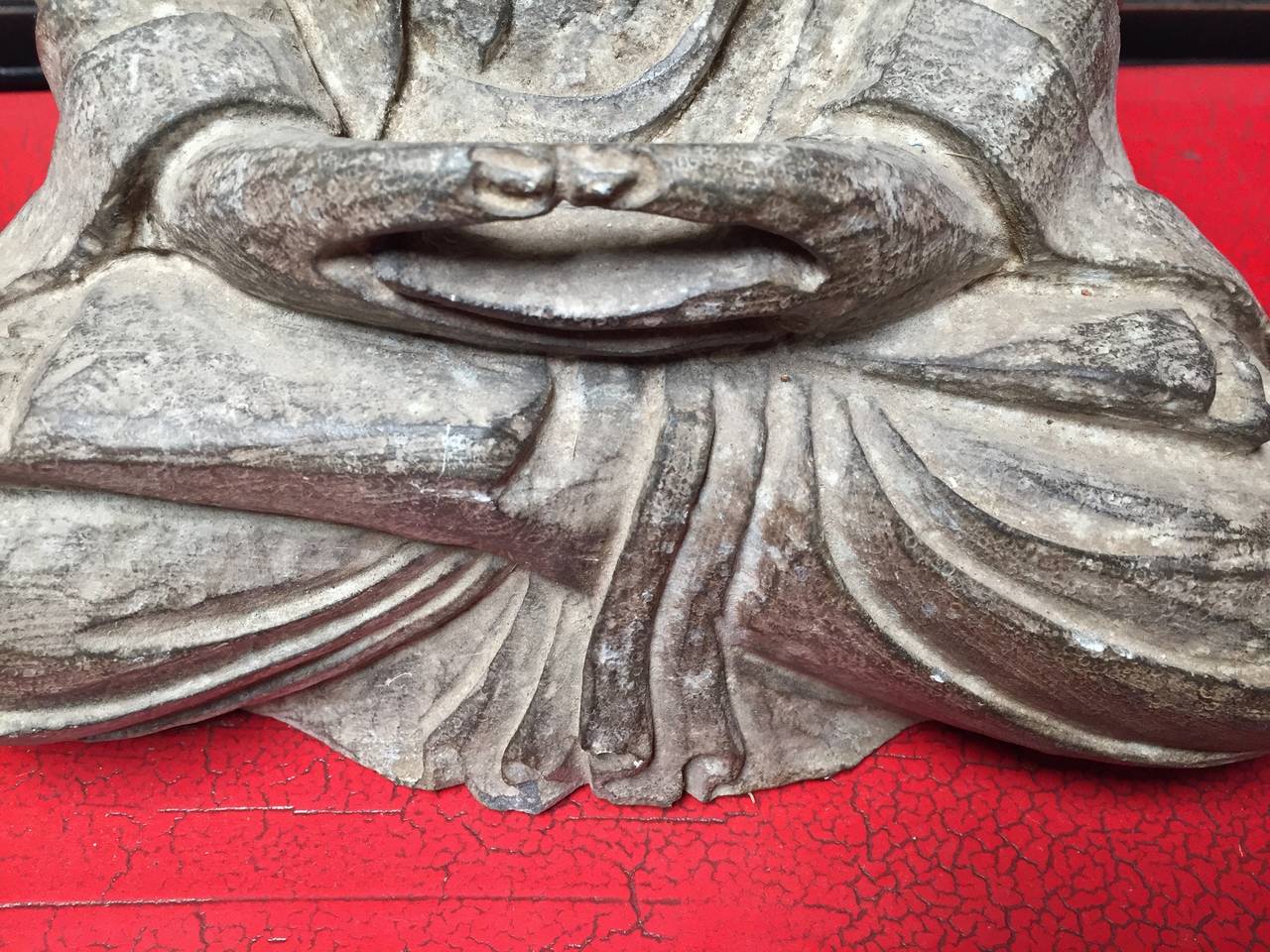 Chinese Carved Stone Buddha