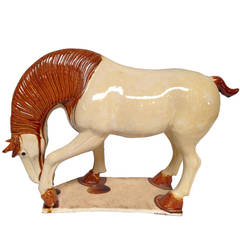 Tang Style Sancai Tri-Glaze Terracotta Horse