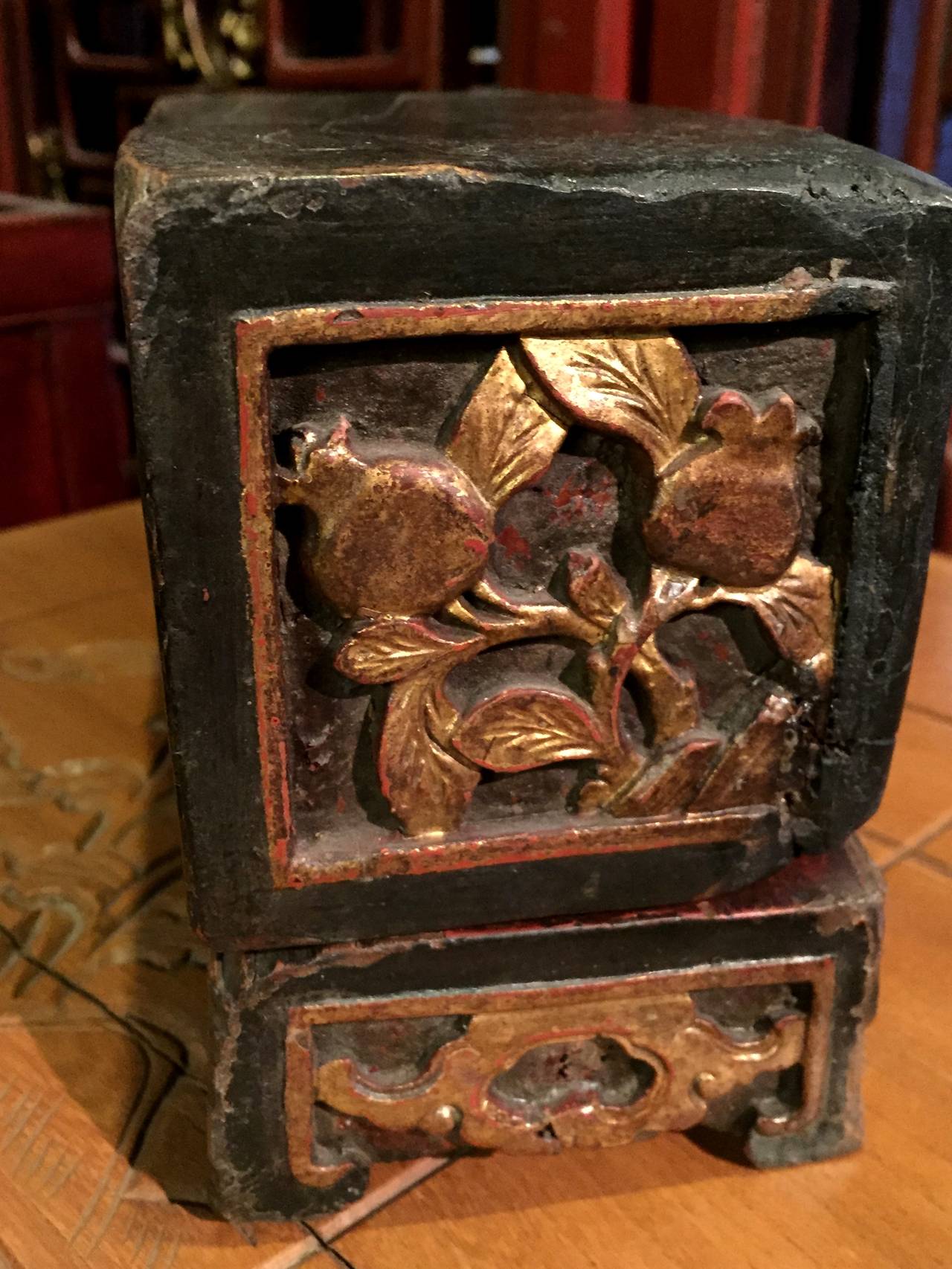 Chinese Antique Jewelry Box, 19th Century In Good Condition In SOMIS, CA