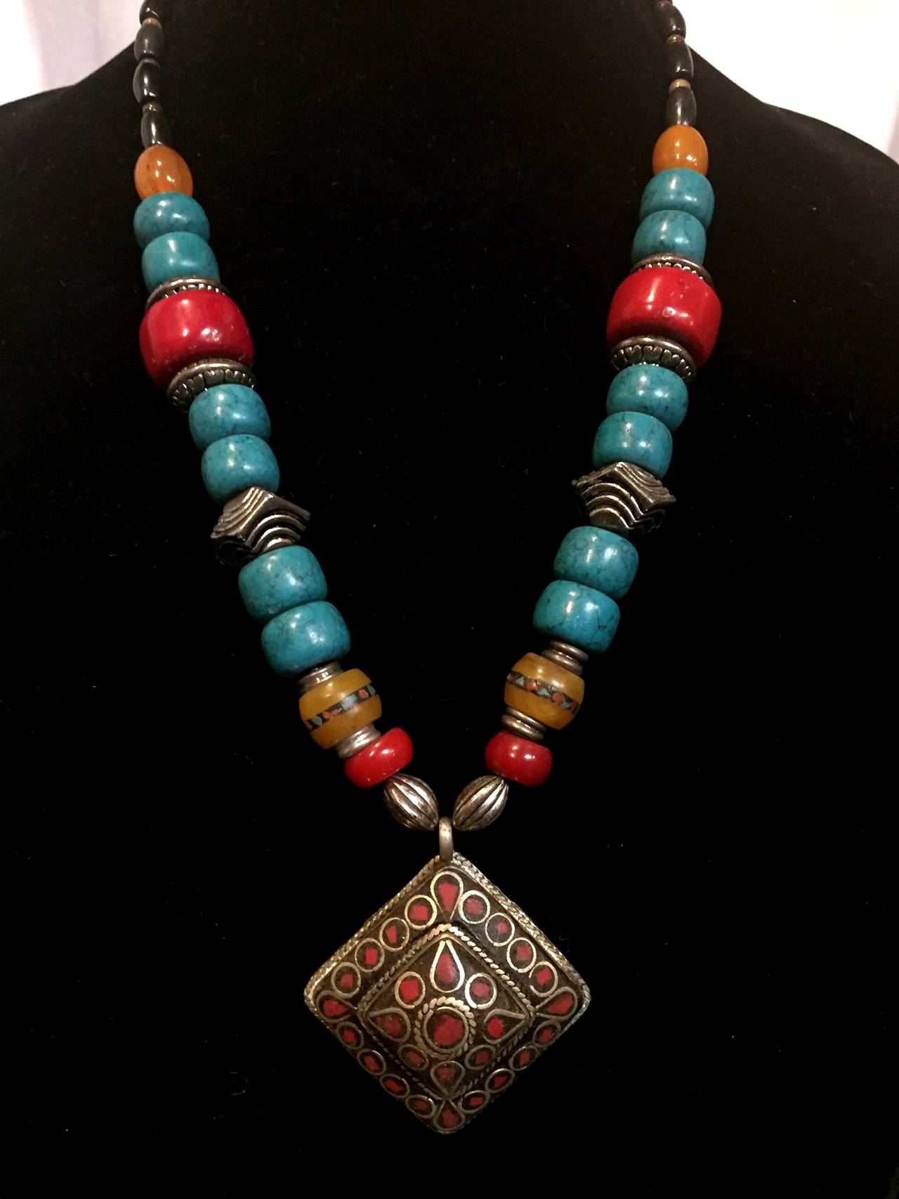 Lot of 10 Tibetan Necklaces 1