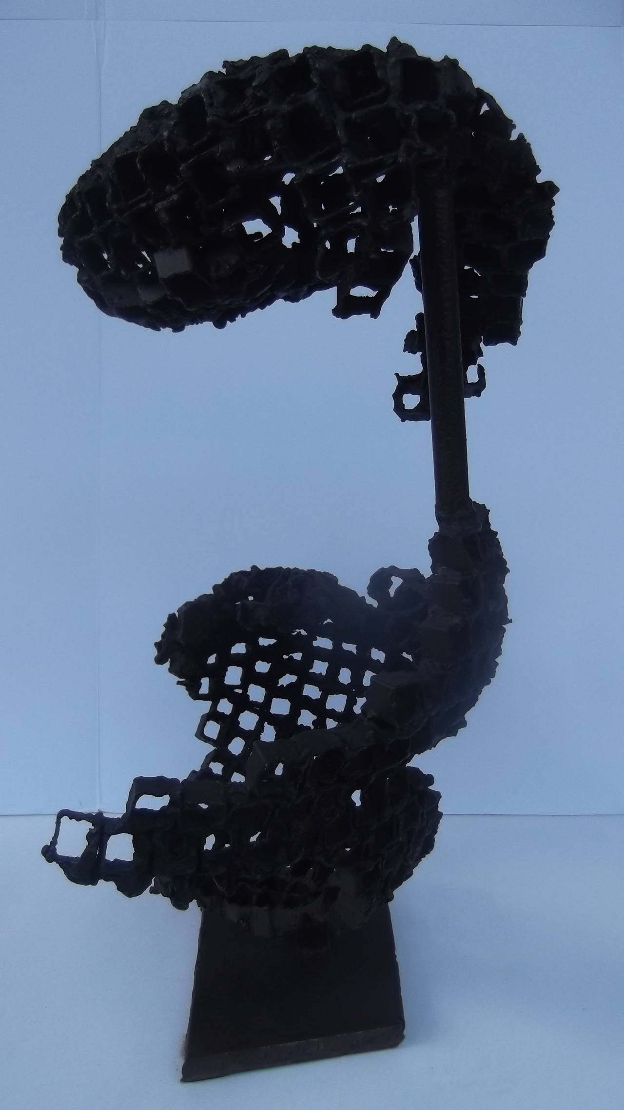 20th Century Postmodern Brutalist Iron Sculpture