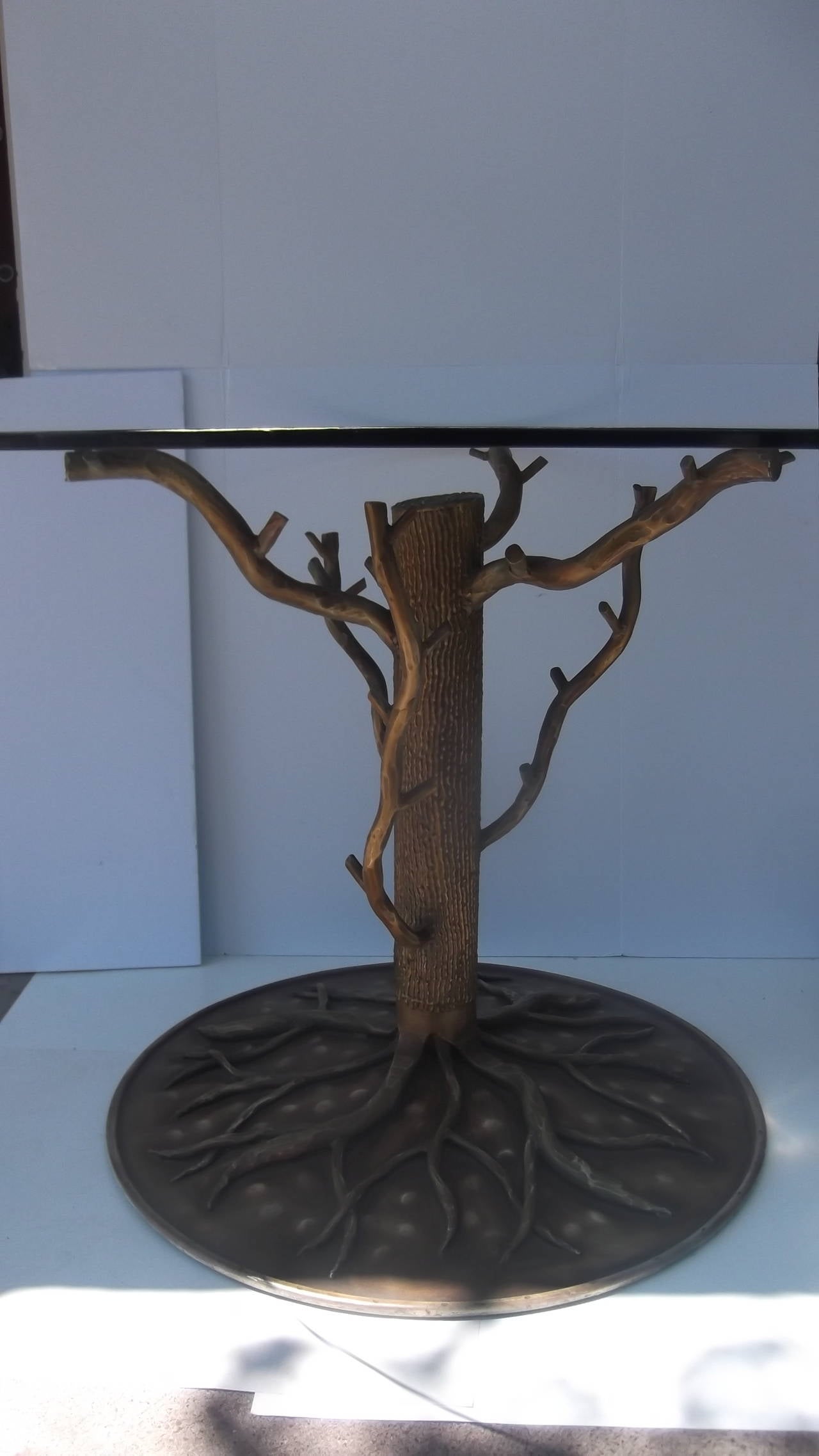 tree branch dining table