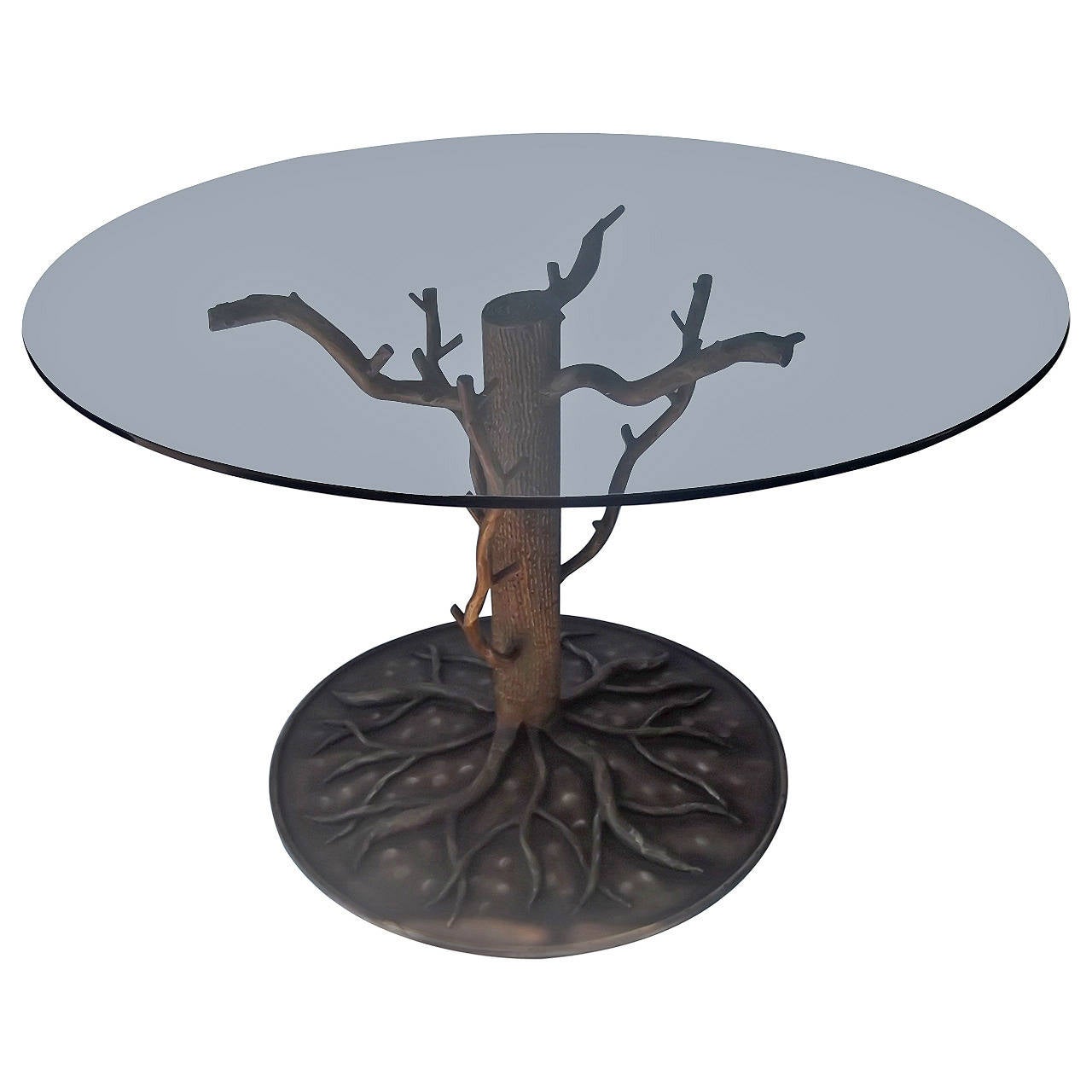 Painted Steel "Tree and Branch" Center Dining Table For Sale at 1stDibs