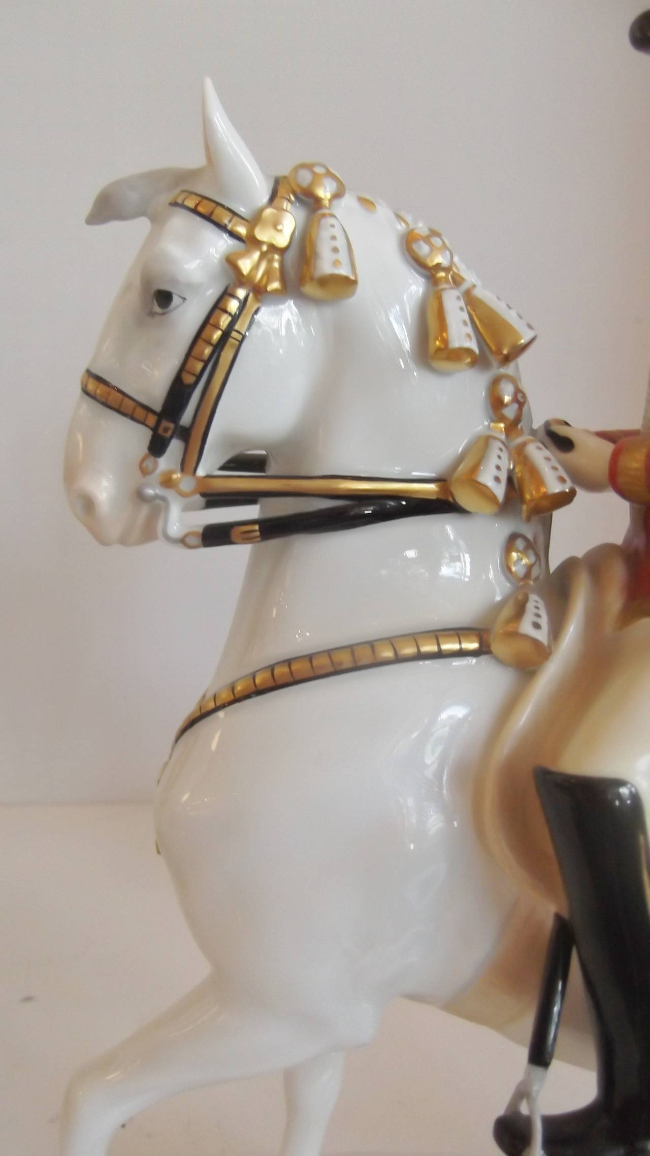 Vienna Augarten Lippizzaner Horse Spanish Riding School Figurines in Porcelain 2