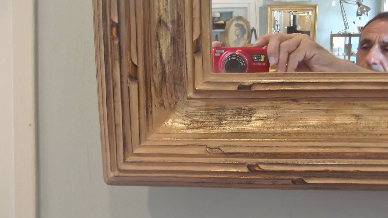 Other Pair of Giltwood Arched Top Mirrors