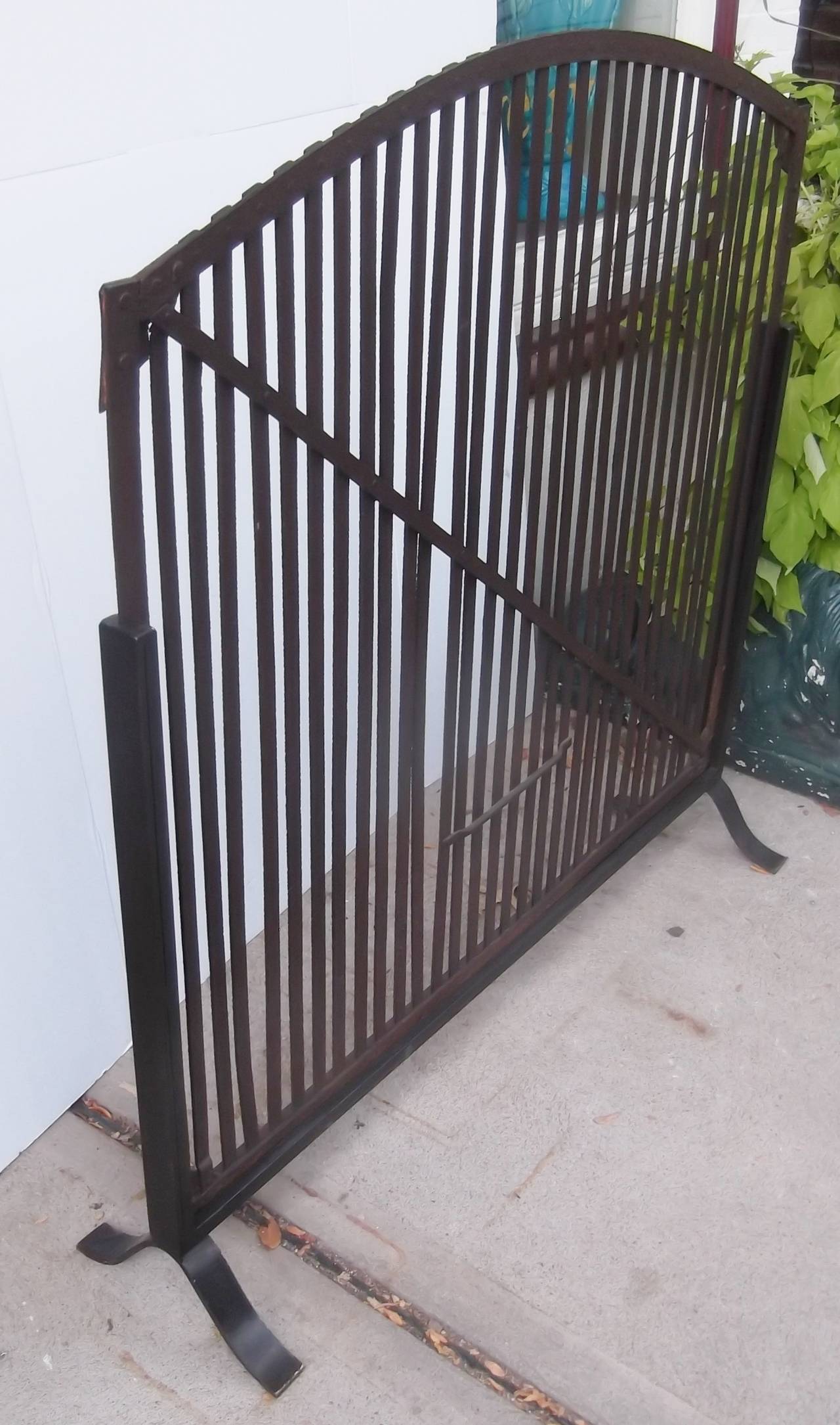 Antique Fire Screen Grate, Mid-19th Century 2