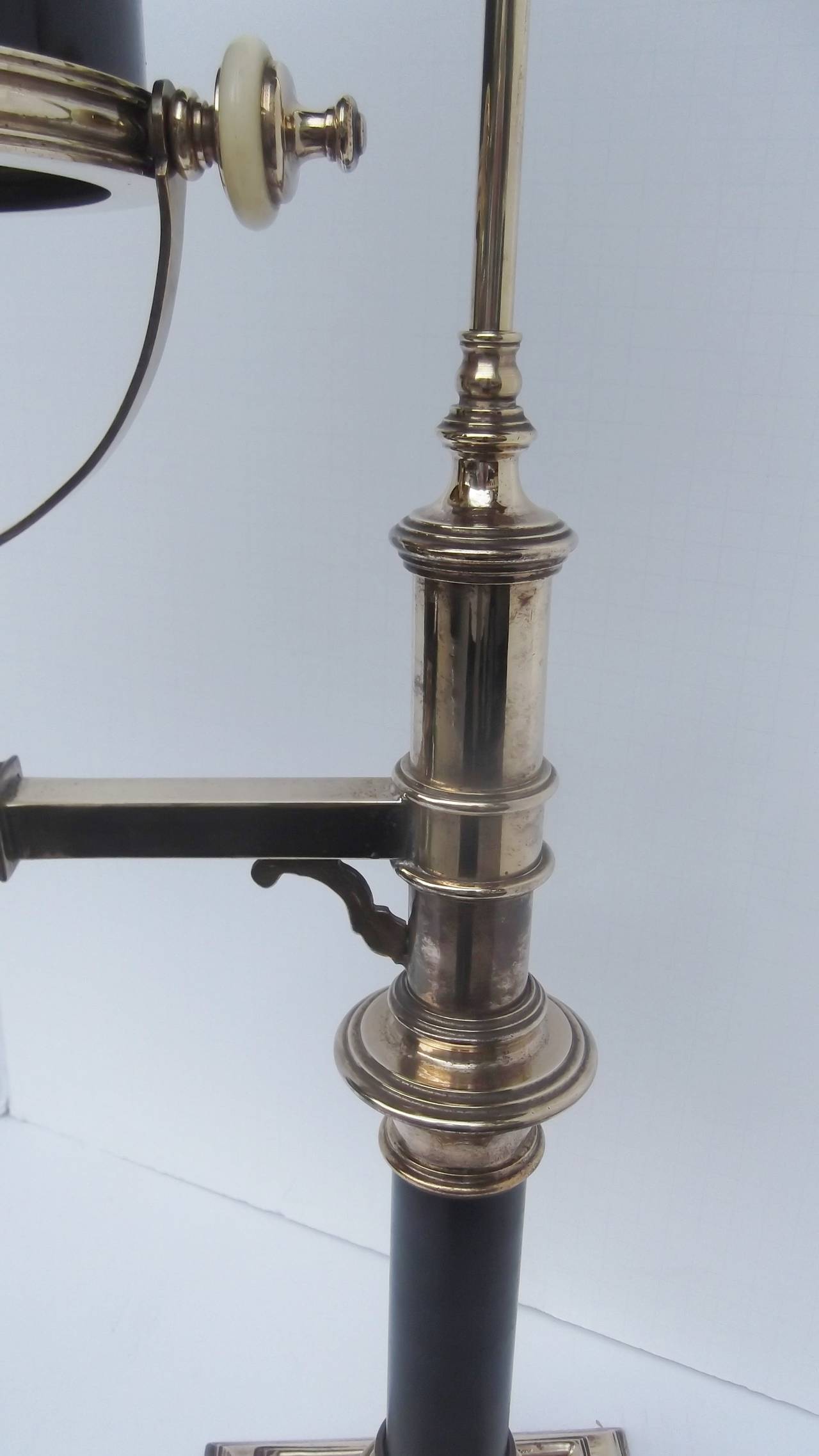 Cast Authentic Brass Chapman Library Table Lamp