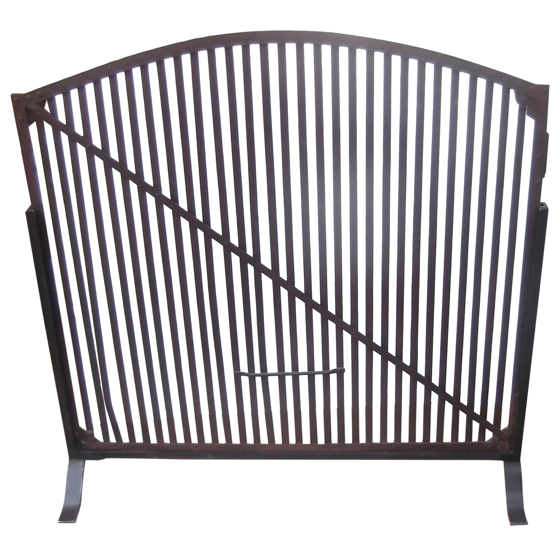 Antique Fire Screen Grate, Mid-19th Century