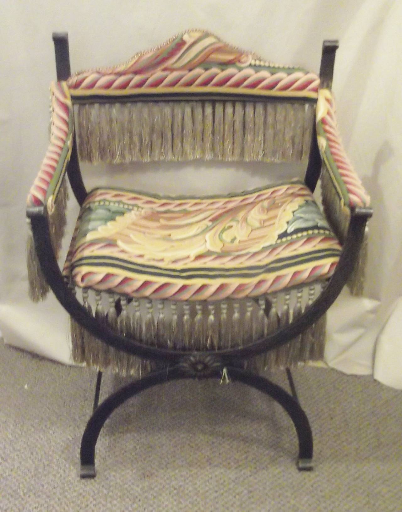 chair with fringe