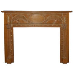 Large and Opulent Federal Fireplace Mantel