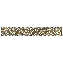 Bronze Beaux-Arts Divider Grill with Rinceau Ornament