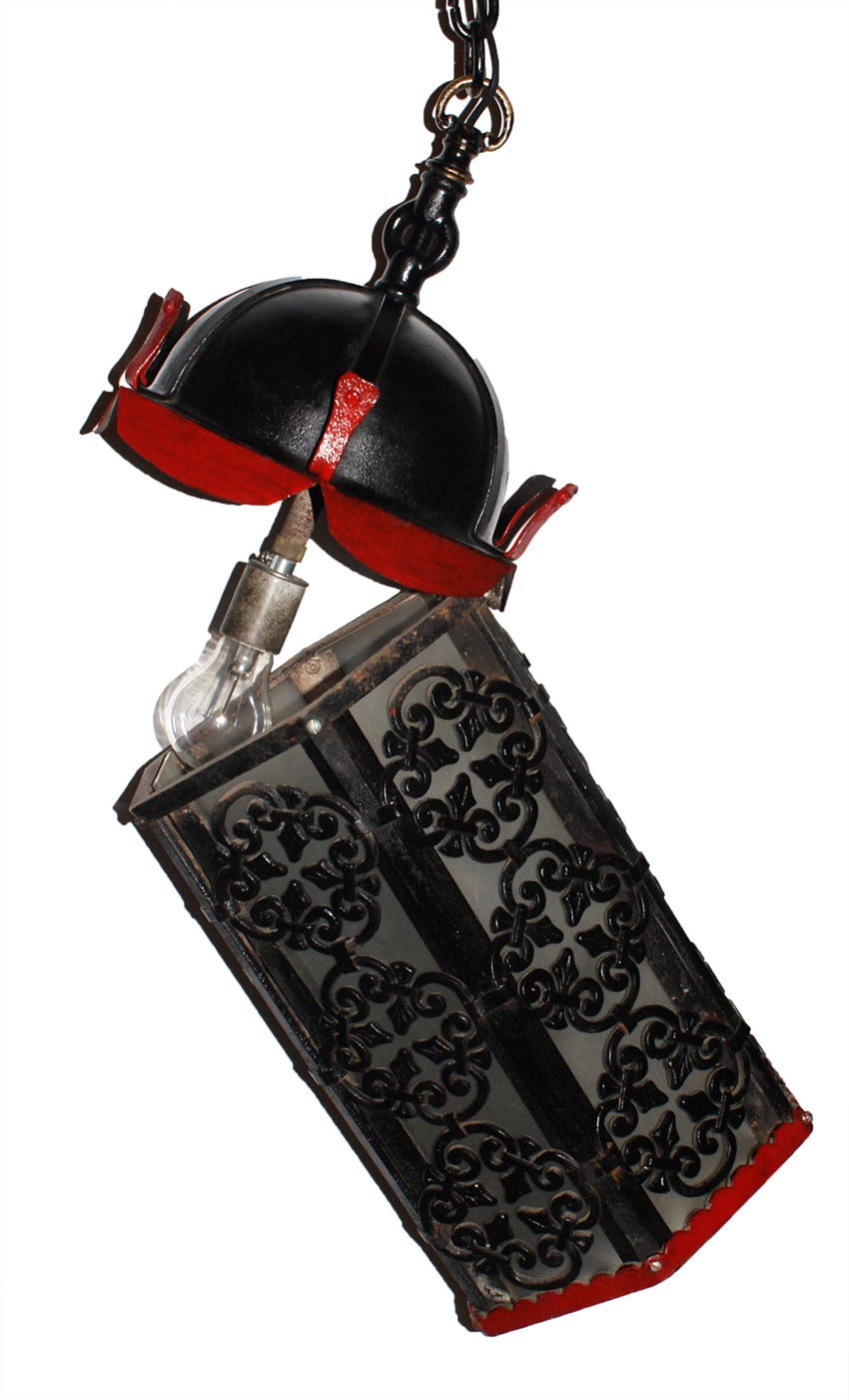 20th Century Spanish Gothic Style Lantern, circa 1920 For Sale