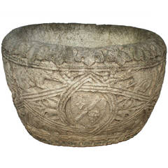 Rare 18th Century Istrian Marble Planter