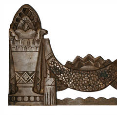 1920s Babylonian Influenced Art Deco Bronze Panels