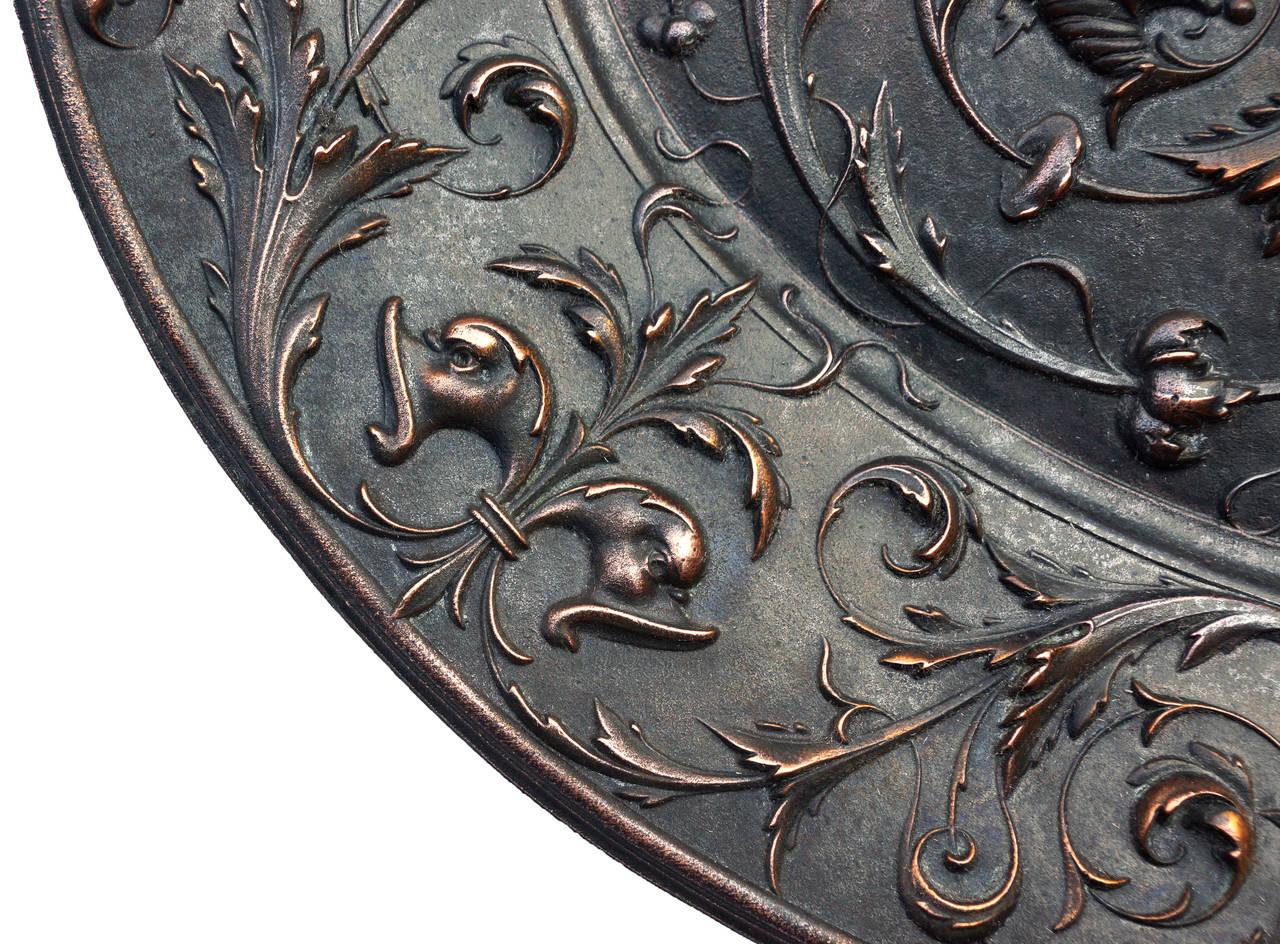 Copper Late 19th Century Highly Decorative Medallion, American Radiator Company For Sale