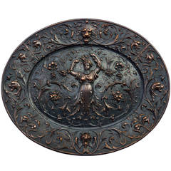 Late 19th Century Highly Decorative Medallion, American Radiator Company