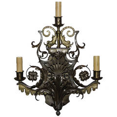 Opulent French Art Deco Sconce