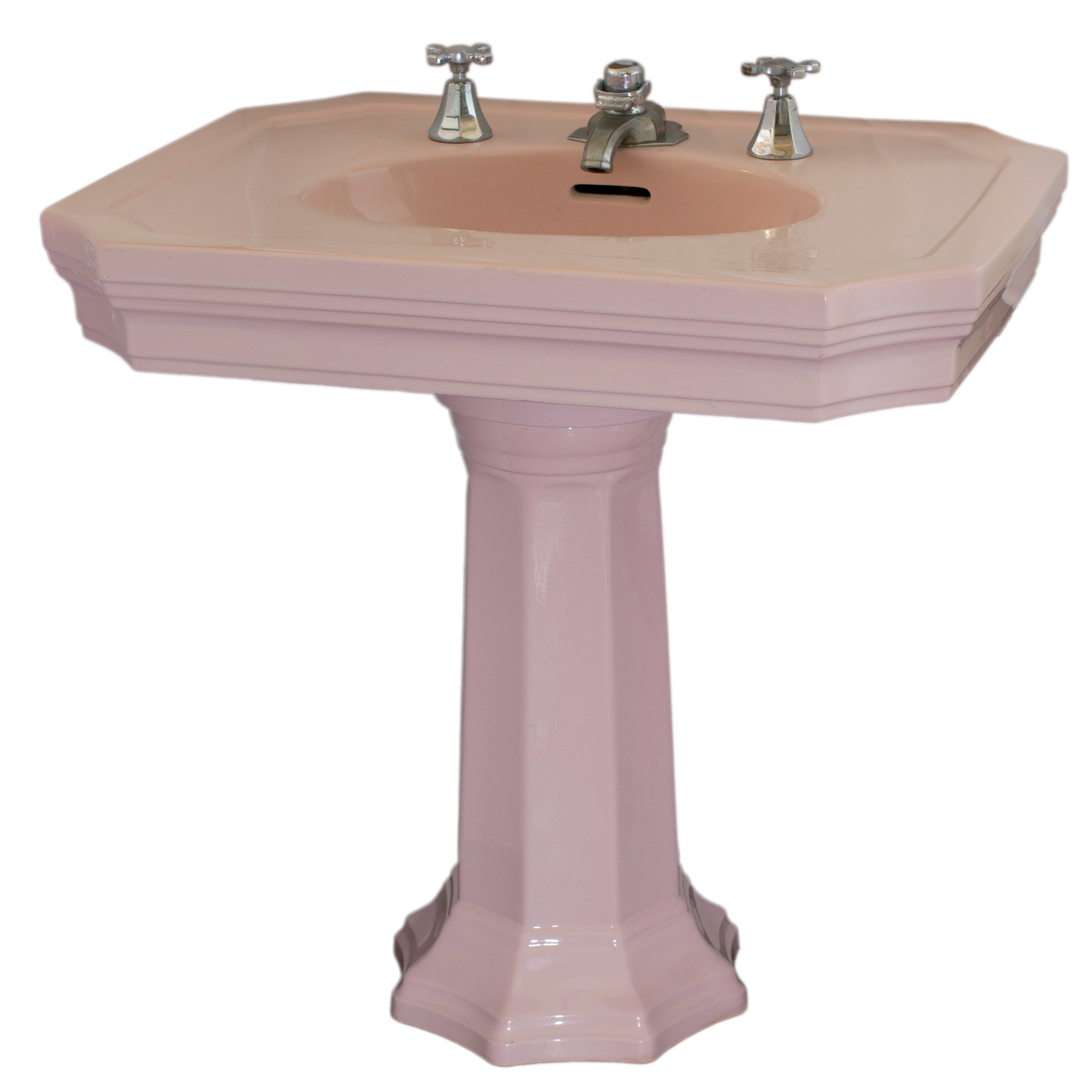 Art Deco - Crane Elegia Sink in Orchid Pink For Sale