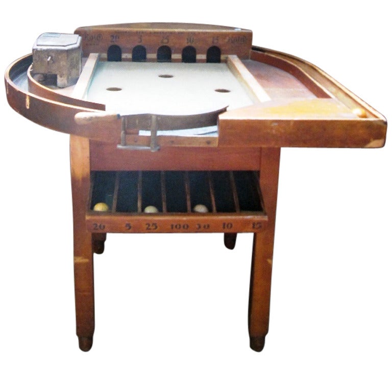 Antique Pinball in Beech Wood, Germany 19th Century For Sale